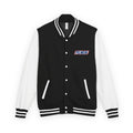 Pelmeni Logo Letterman Jacket — Retro Red & White Varsity Bomber