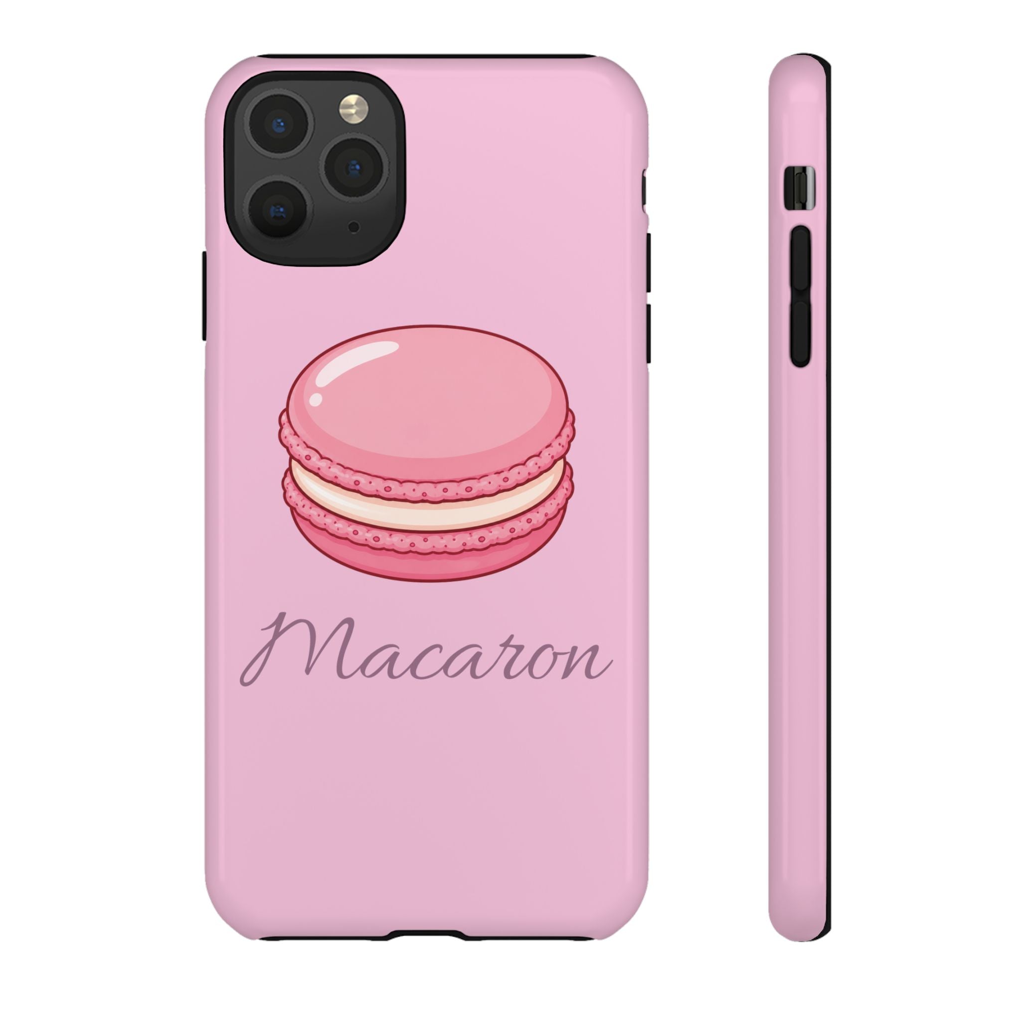 Macaron Phone Case — Cute Dessert Illustration