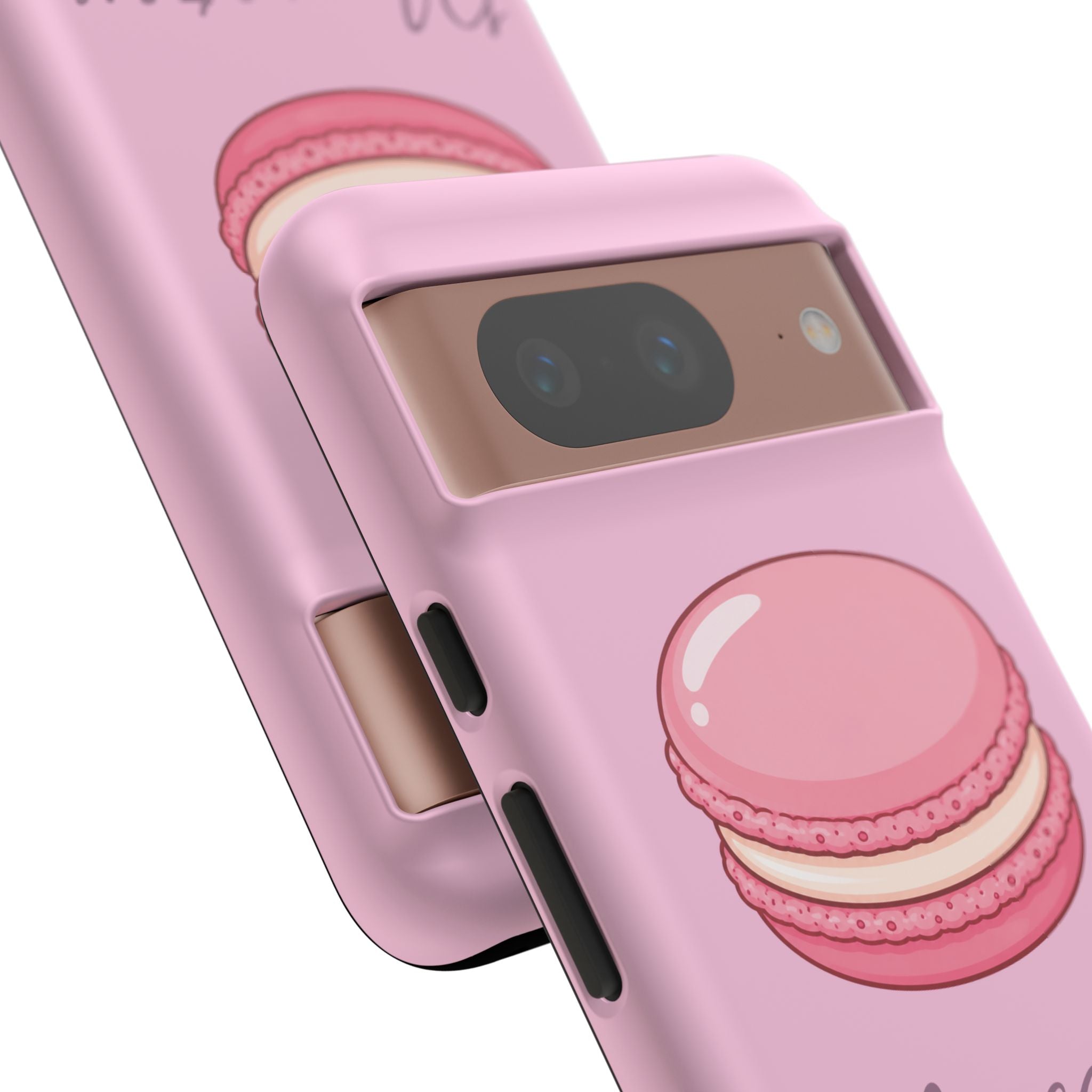 Macaron Phone Case — Cute Dessert Illustration