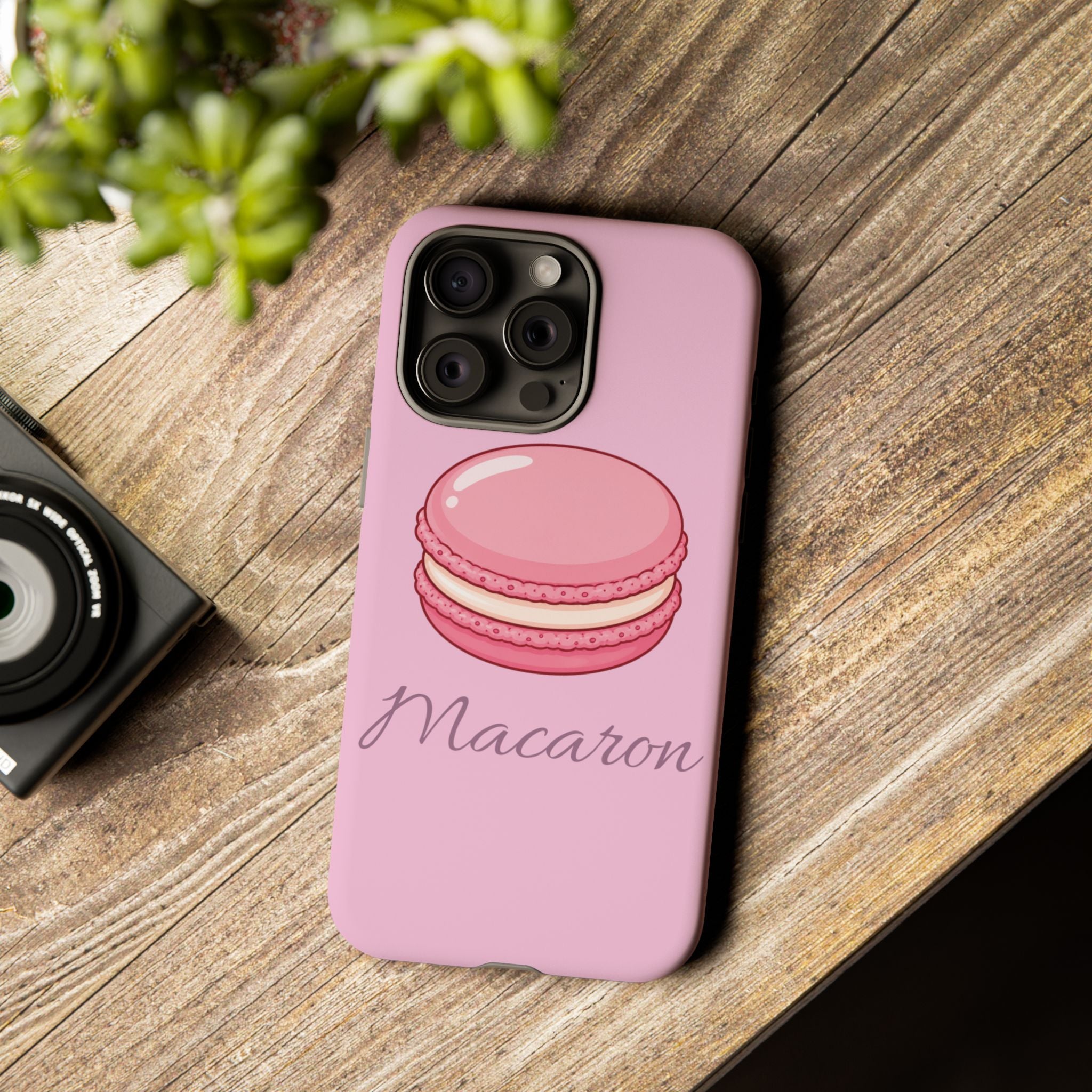 Macaron Phone Case — Cute Dessert Illustration