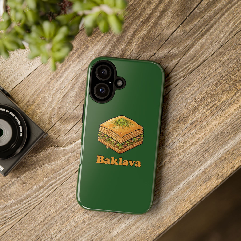 Baklava Phone Case — Cute Dessert Illustration