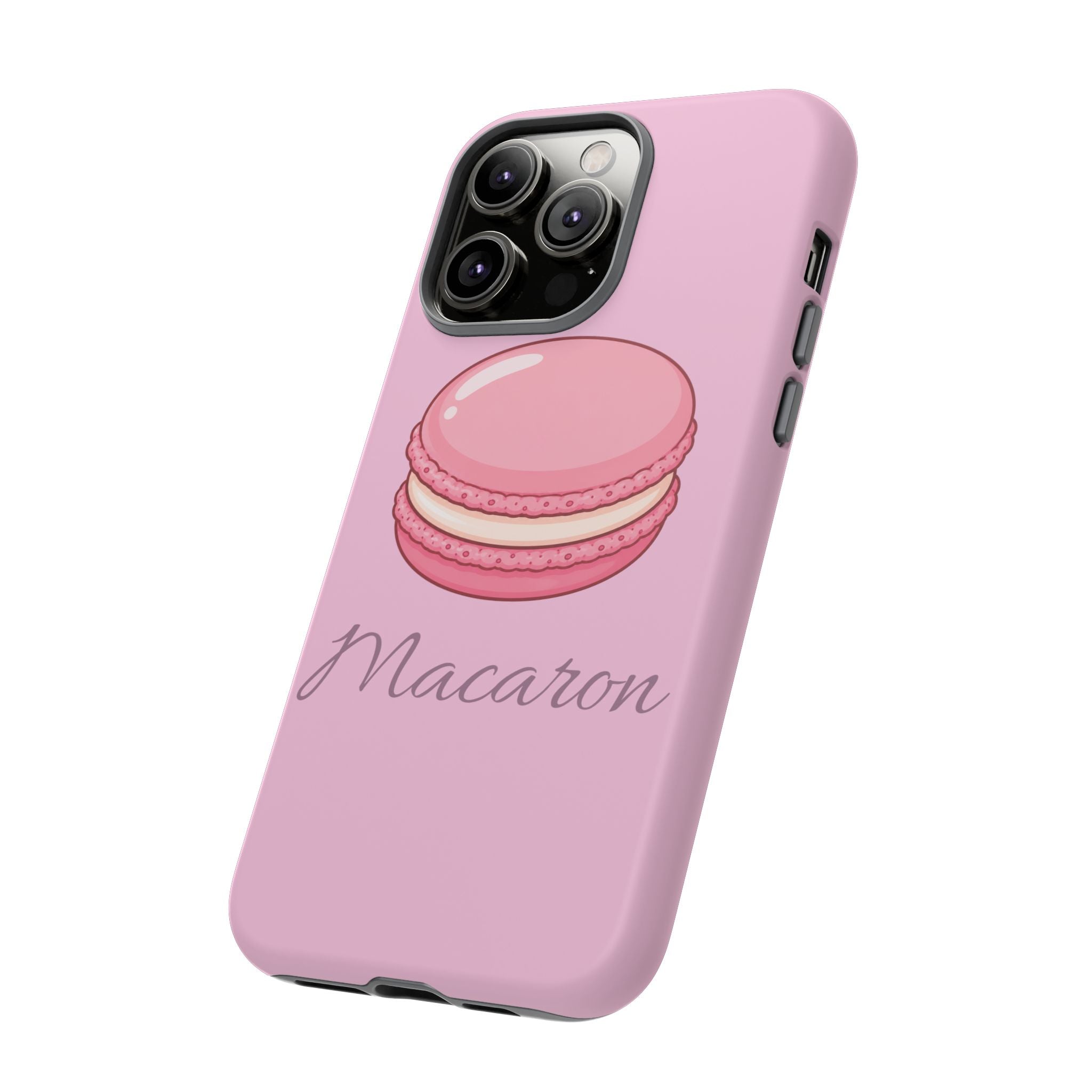 Macaron Phone Case — Cute Dessert Illustration