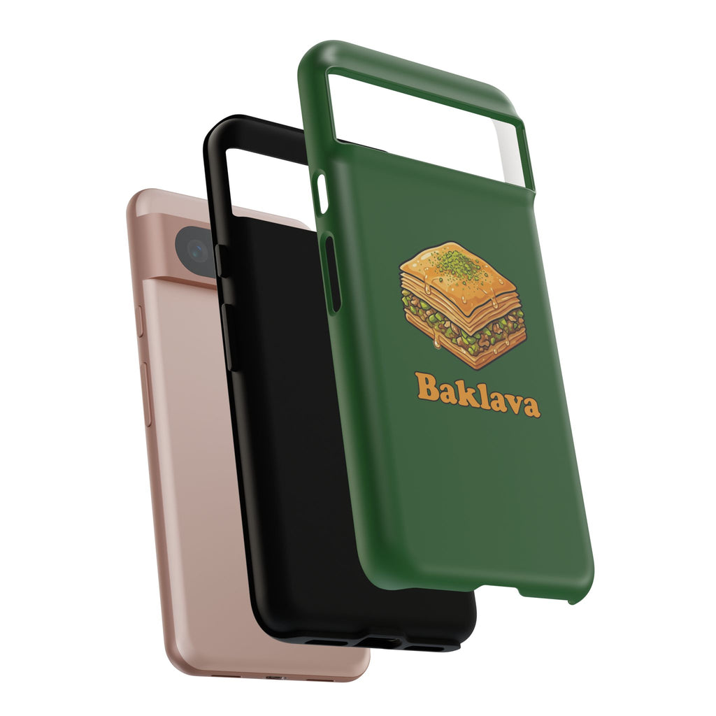 Baklava Phone Case — Cute Dessert Illustration