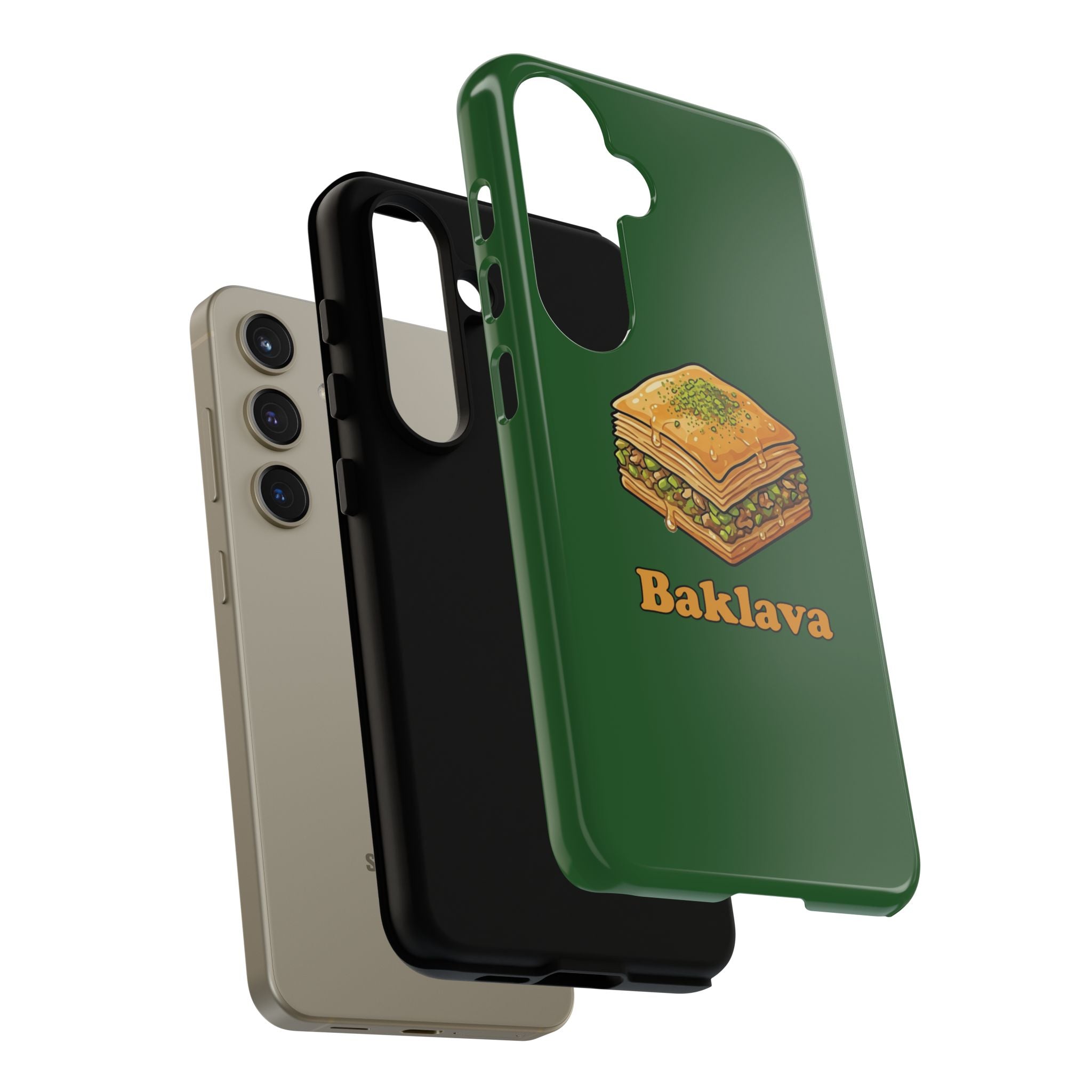 Baklava Phone Case — Cute Dessert Illustration