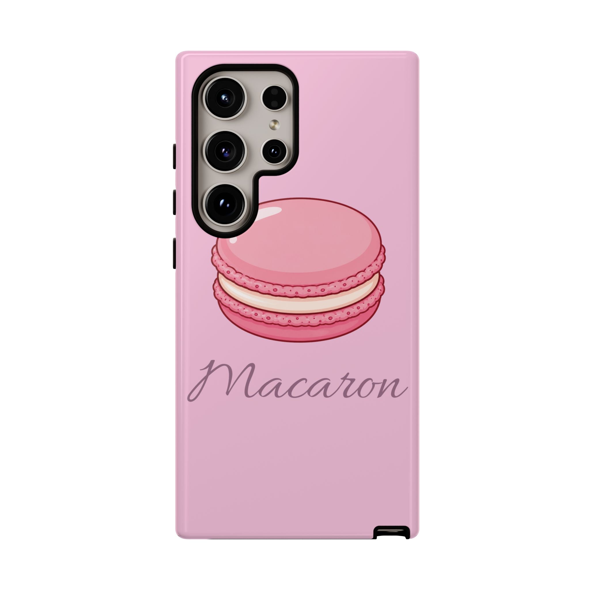 Macaron Phone Case — Cute Dessert Illustration