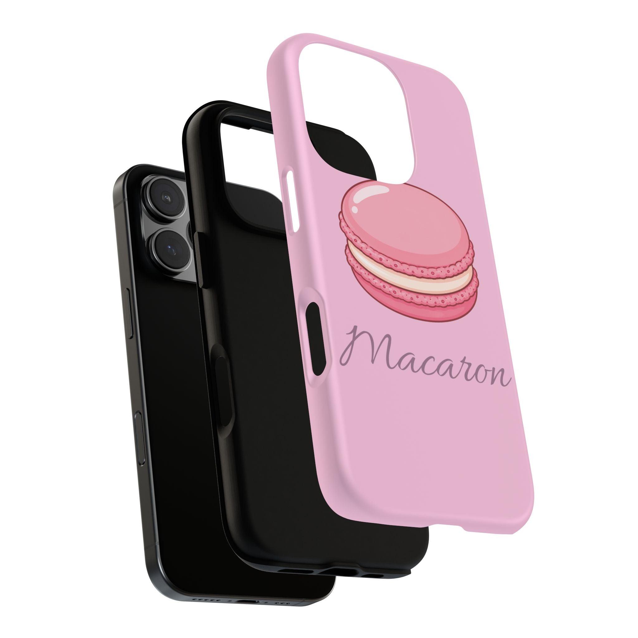 Macaron Phone Case — Cute Dessert Illustration