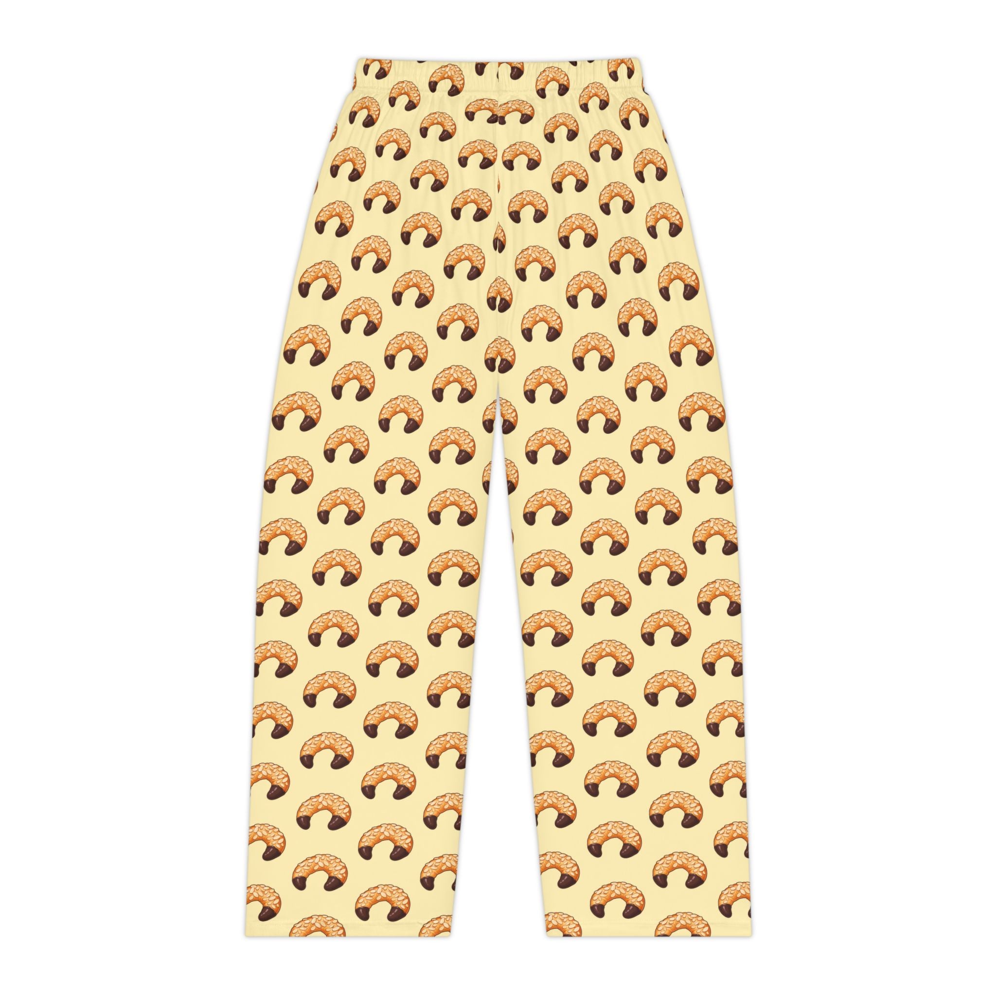 Mandelhörnchen Pattern Pajama Pants — Women's Cozy Lounge Sleepwear