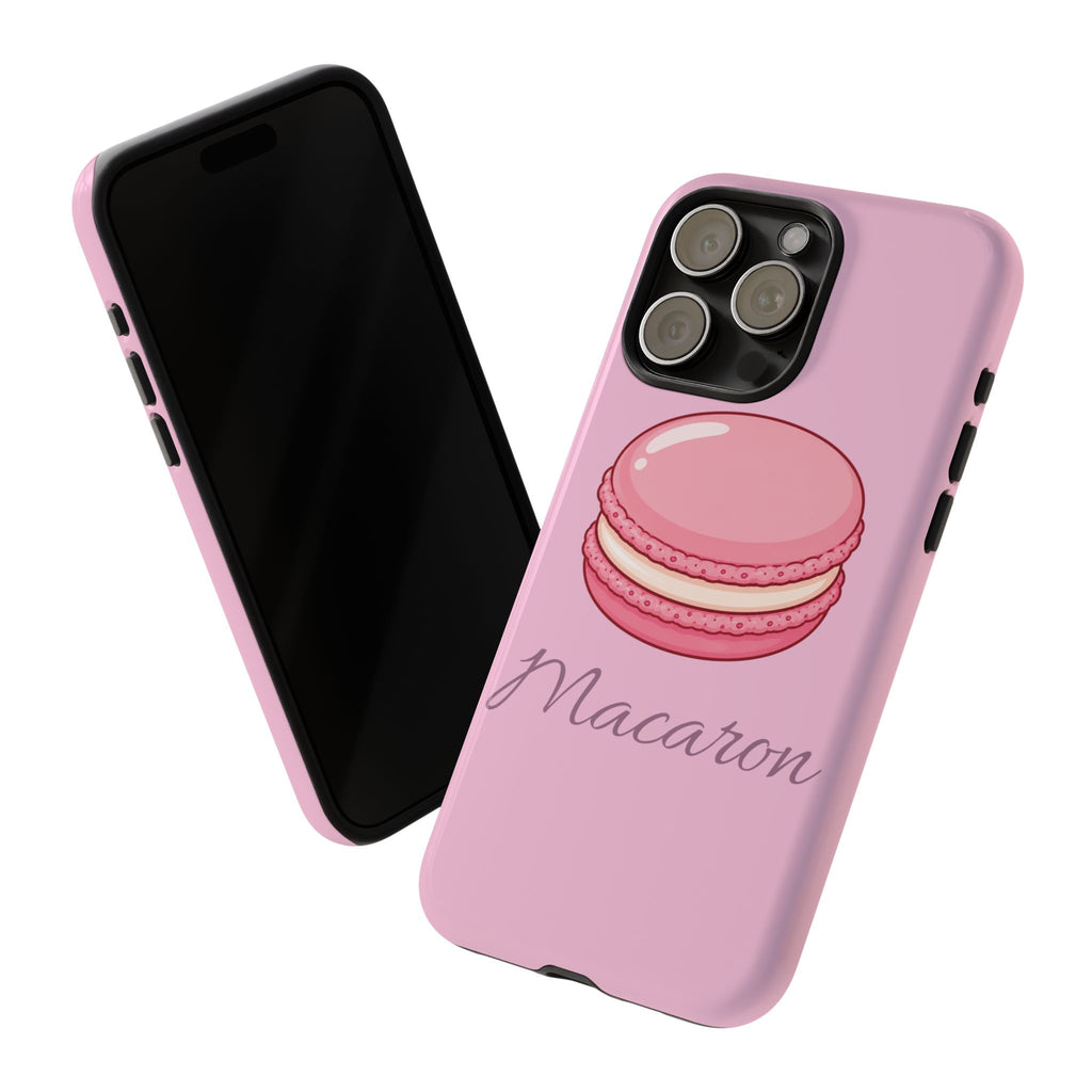 Macaron Phone Case — Cute Dessert Illustration