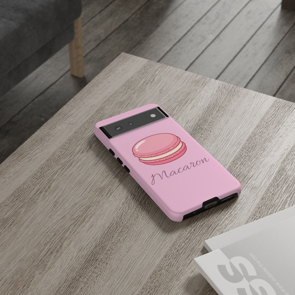 Macaron Phone Case — Cute Dessert Illustration
