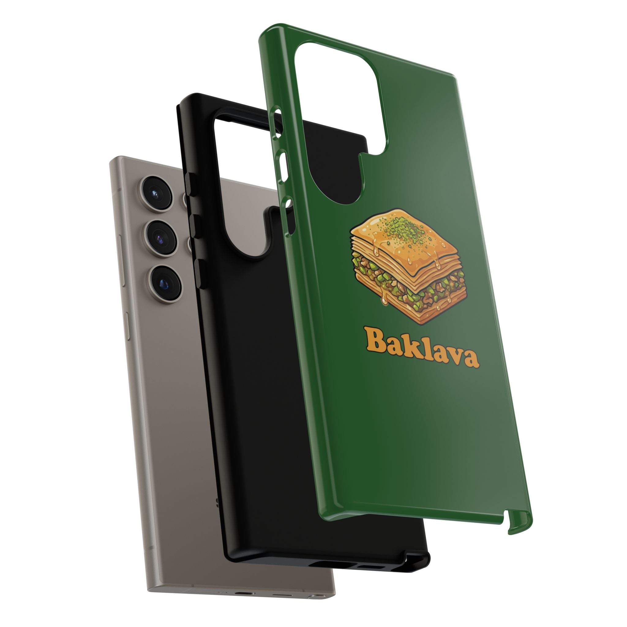 Baklava Phone Case — Cute Dessert Illustration