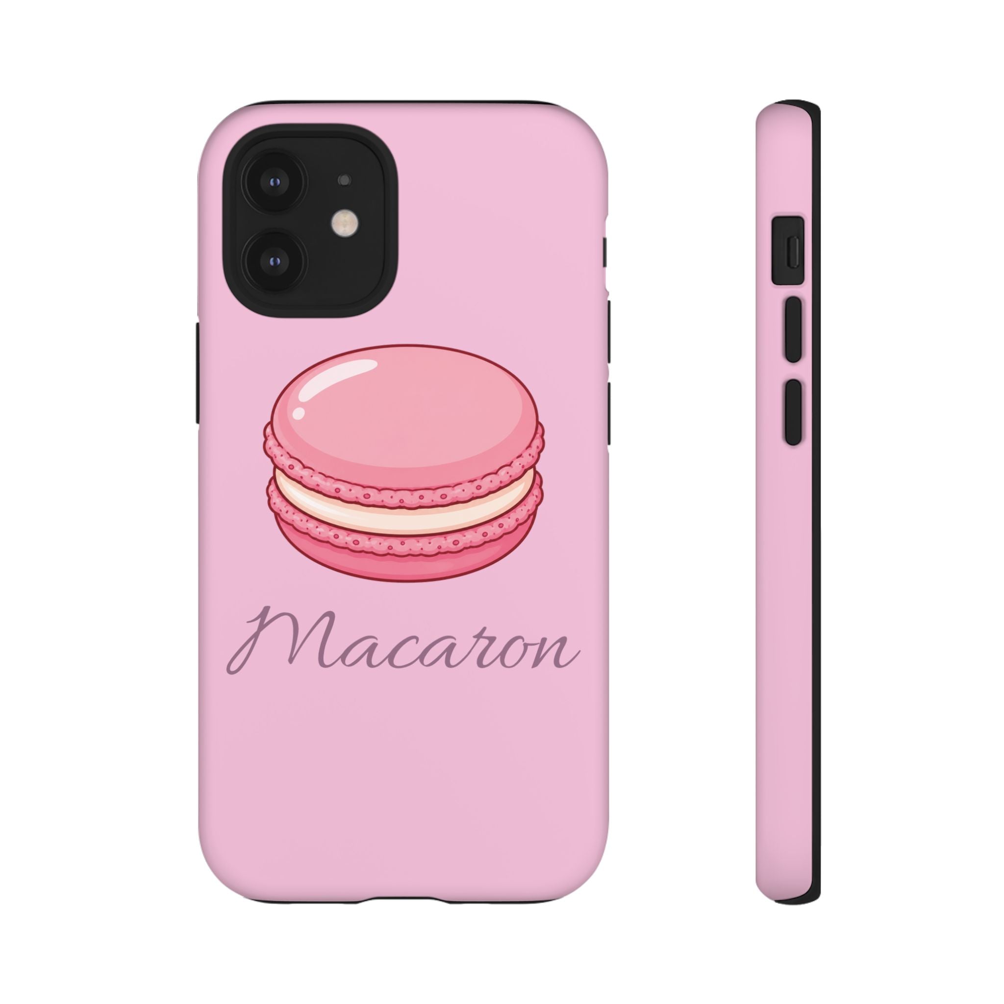 Macaron Phone Case — Cute Dessert Illustration