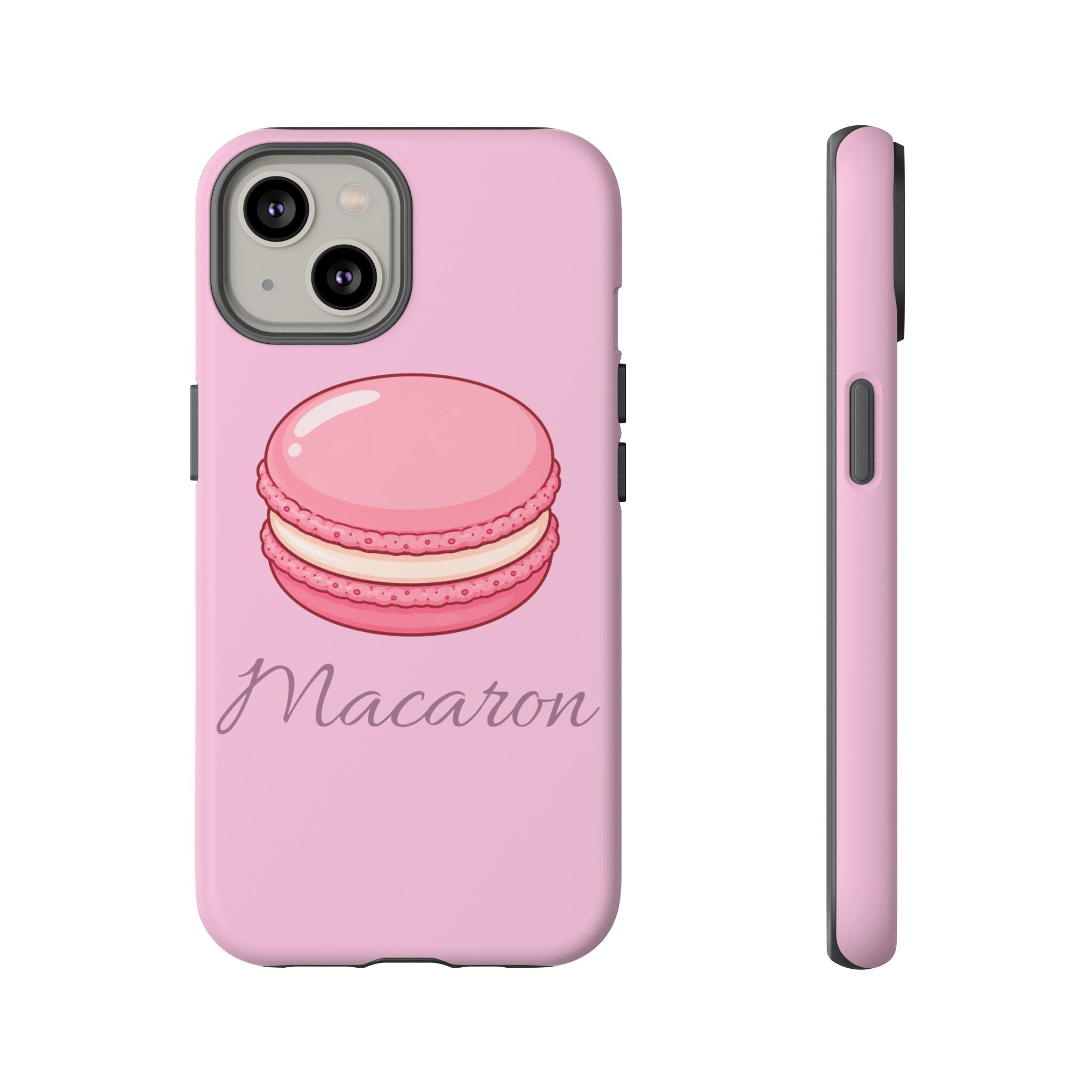 Macaron Phone Case — Cute Dessert Illustration