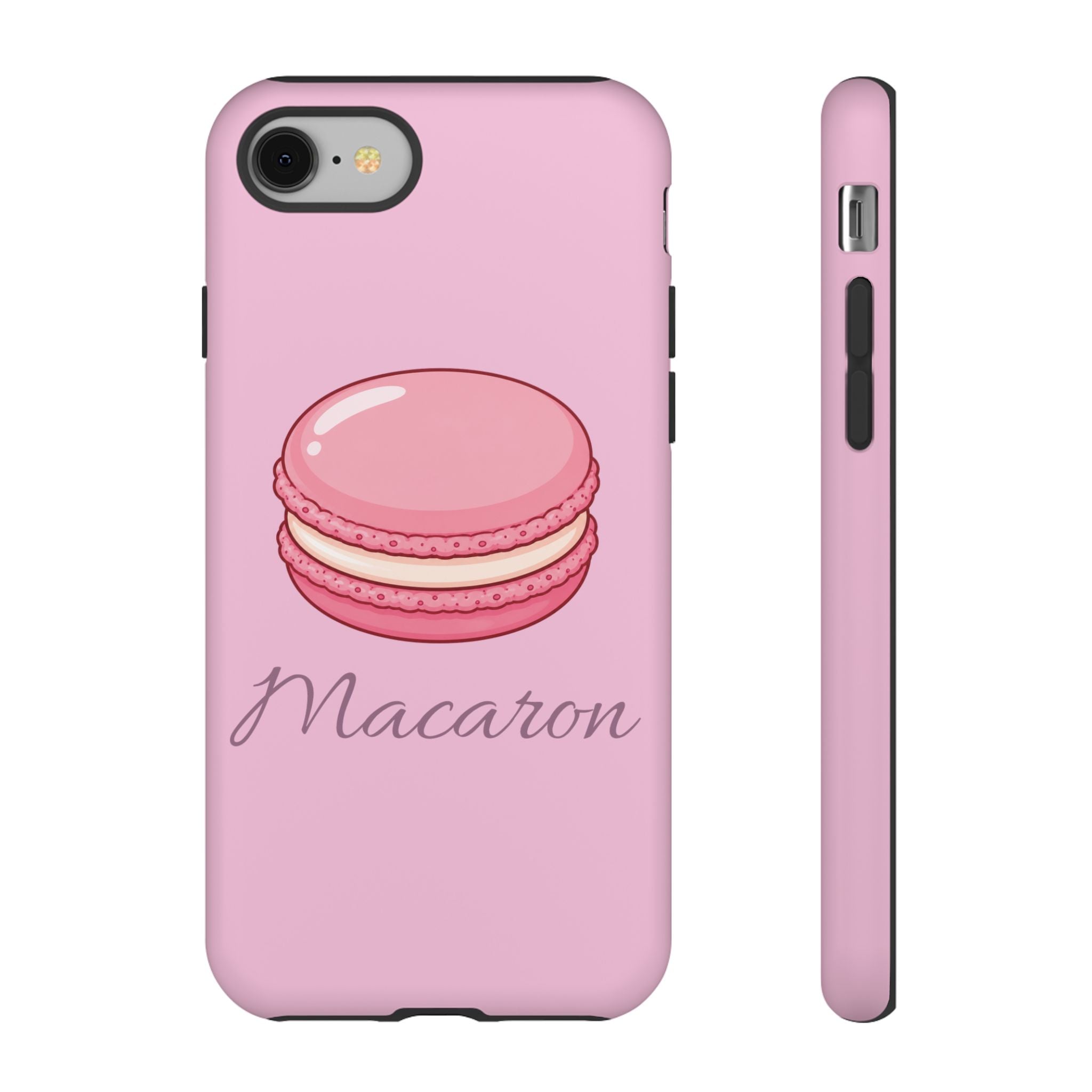 Macaron Phone Case — Cute Dessert Illustration