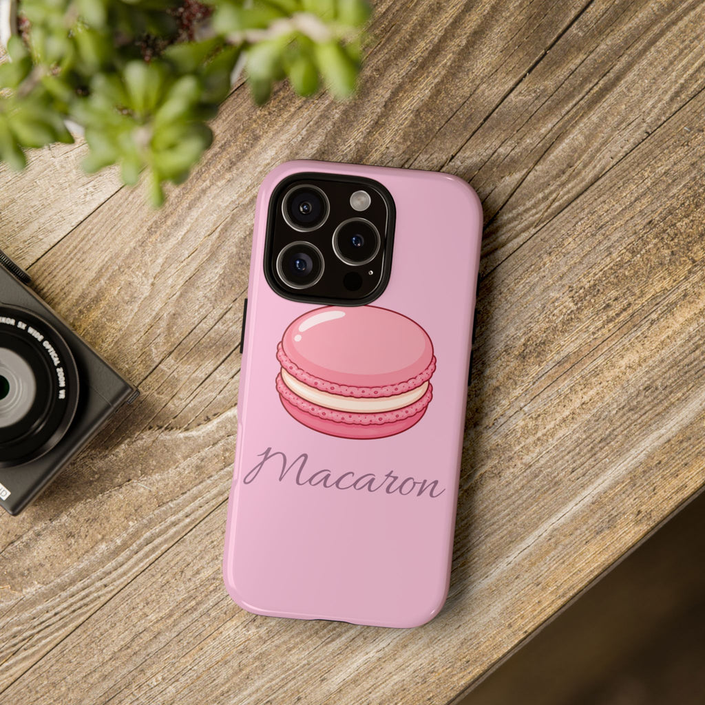 Macaron Phone Case — Cute Dessert Illustration