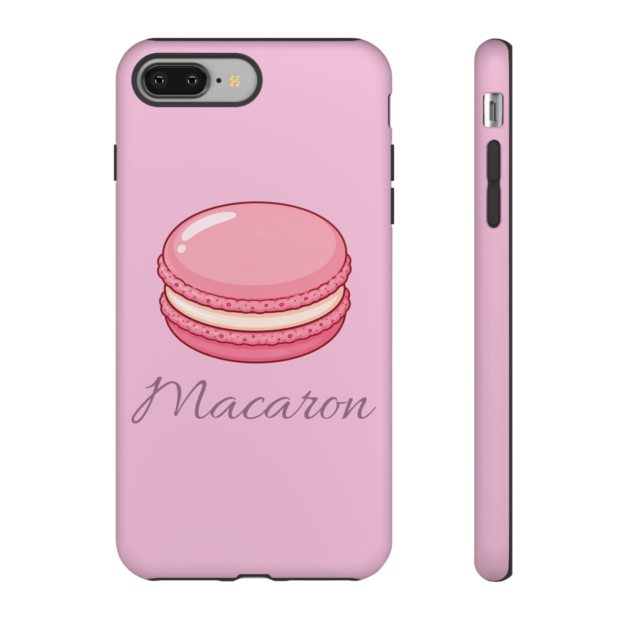 Macaron Phone Case — Cute Dessert Illustration