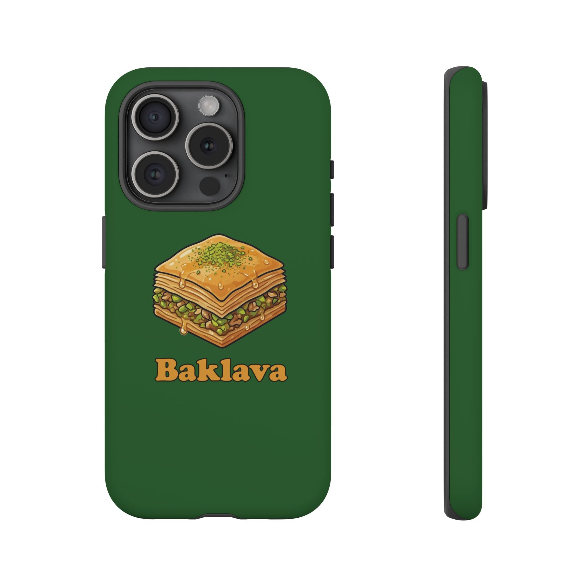 Baklava Phone Case — Cute Dessert Illustration
