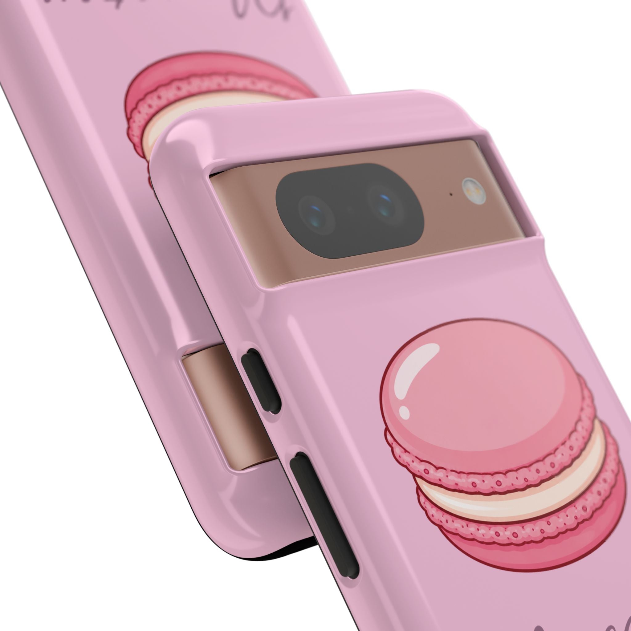 Macaron Phone Case — Cute Dessert Illustration