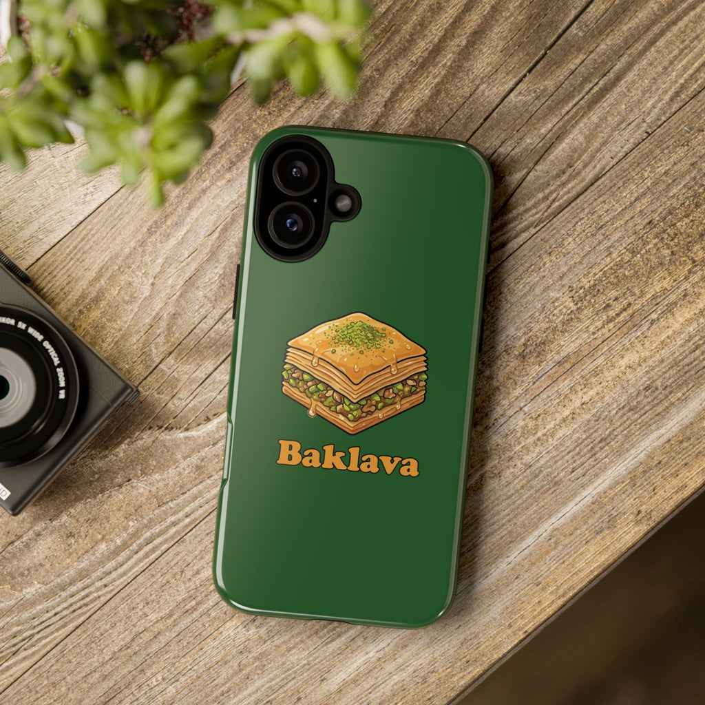 Baklava Phone Case — Cute Dessert Illustration