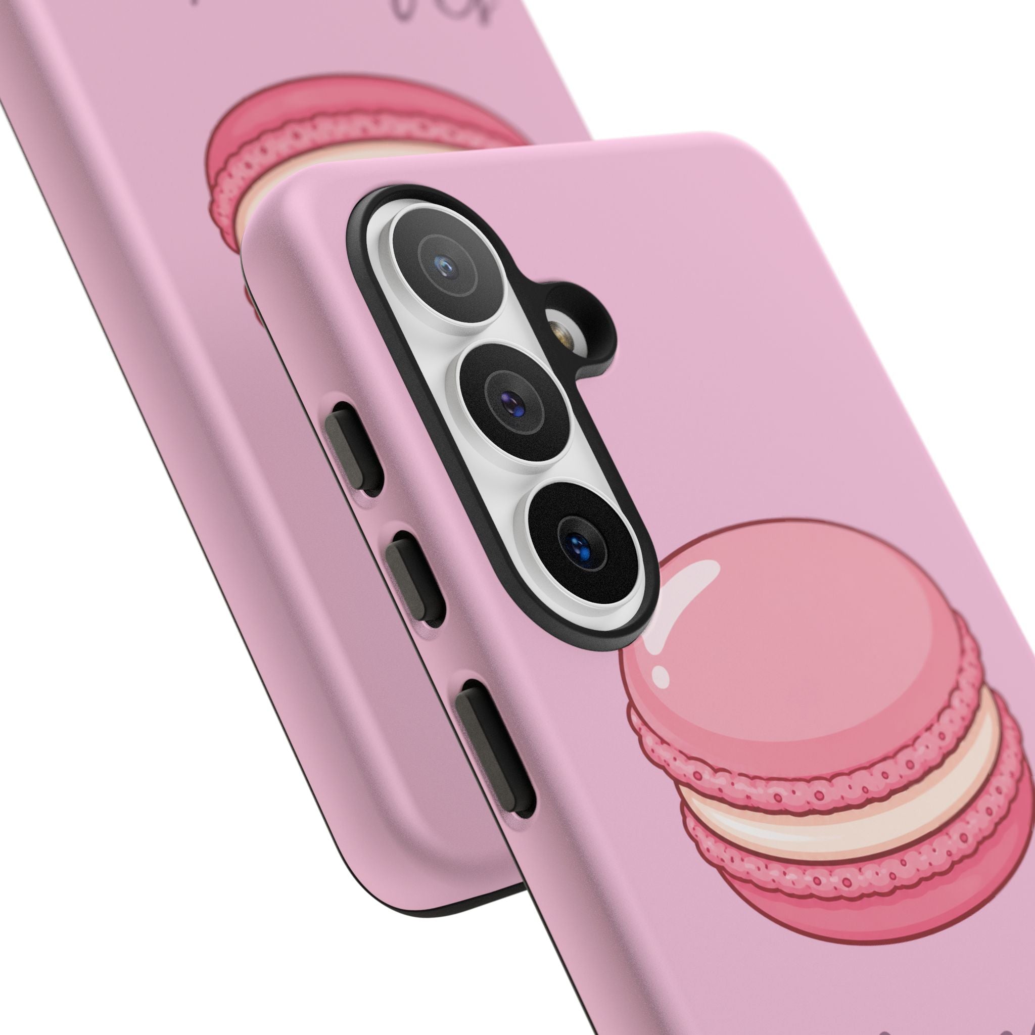 Macaron Phone Case — Cute Dessert Illustration