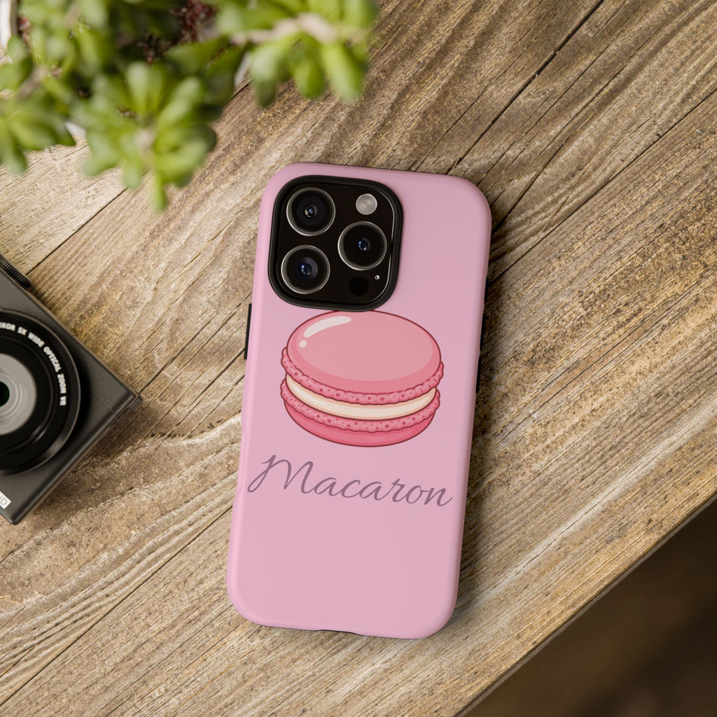 Macaron Phone Case — Cute Dessert Illustration