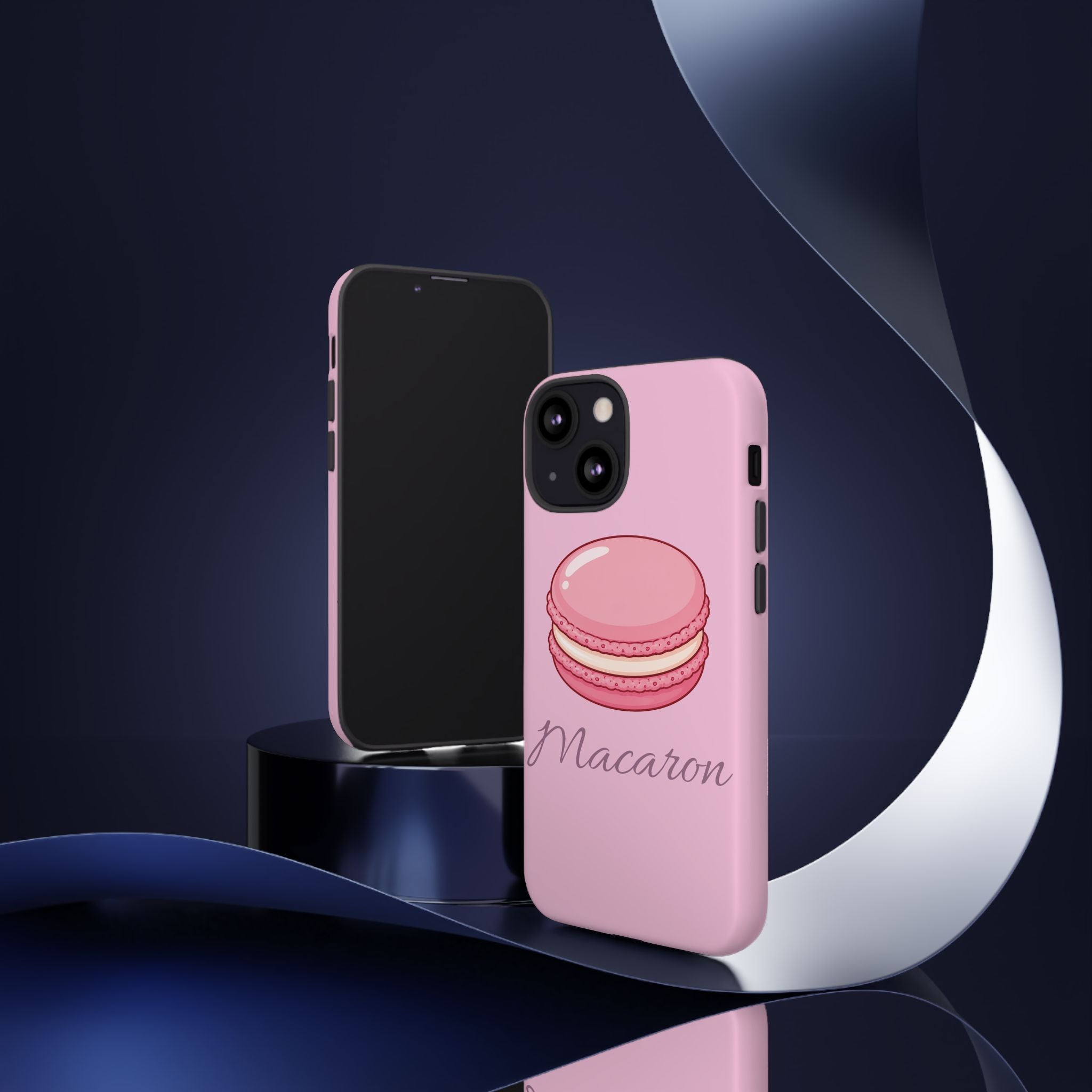 Macaron Phone Case — Cute Dessert Illustration