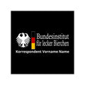 Vinyl Sticker — "Bundesinstitut für lecker Bierchen"