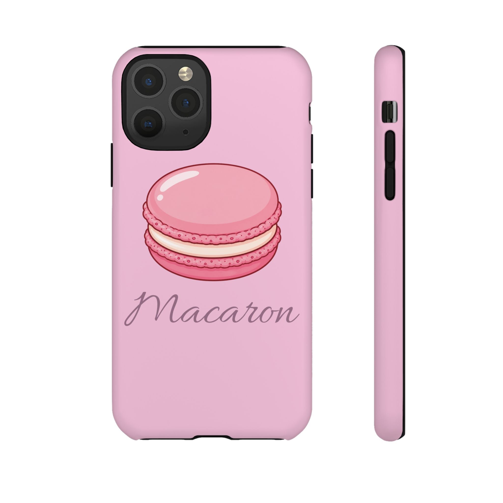 Macaron Phone Case — Cute Dessert Illustration