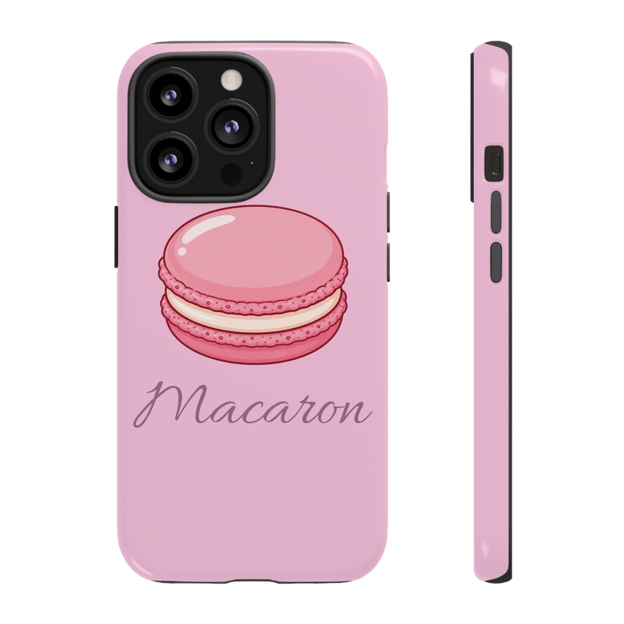 Macaron Phone Case — Cute Dessert Illustration
