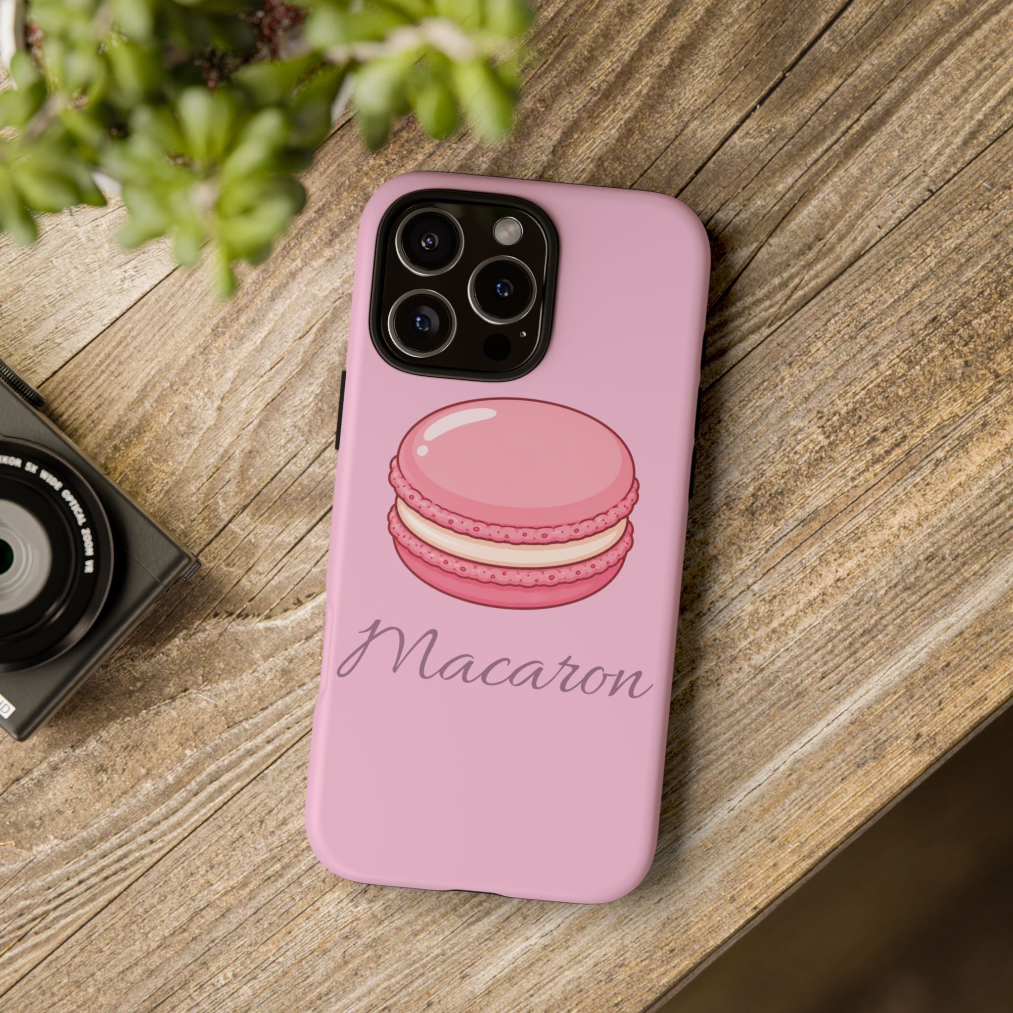 Macaron Phone Case — Cute Dessert Illustration