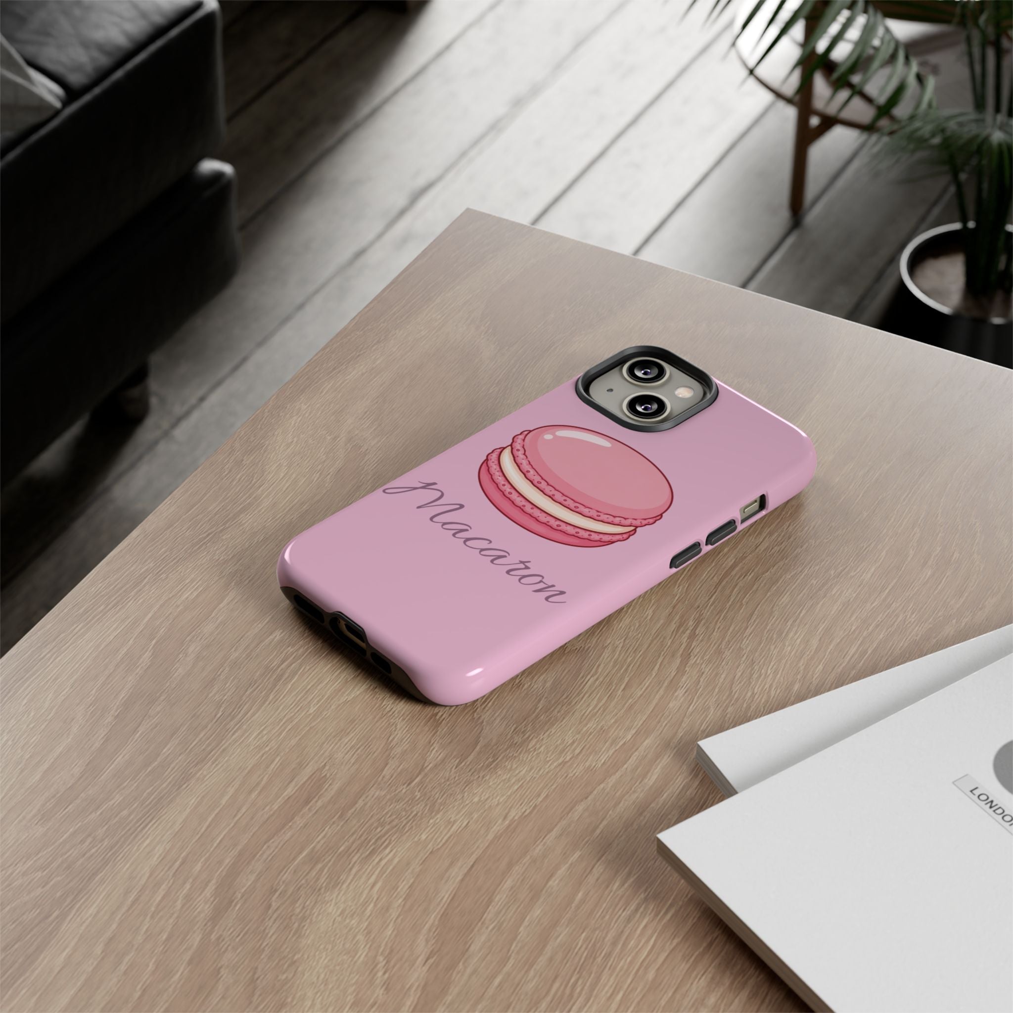 Macaron Phone Case — Cute Dessert Illustration