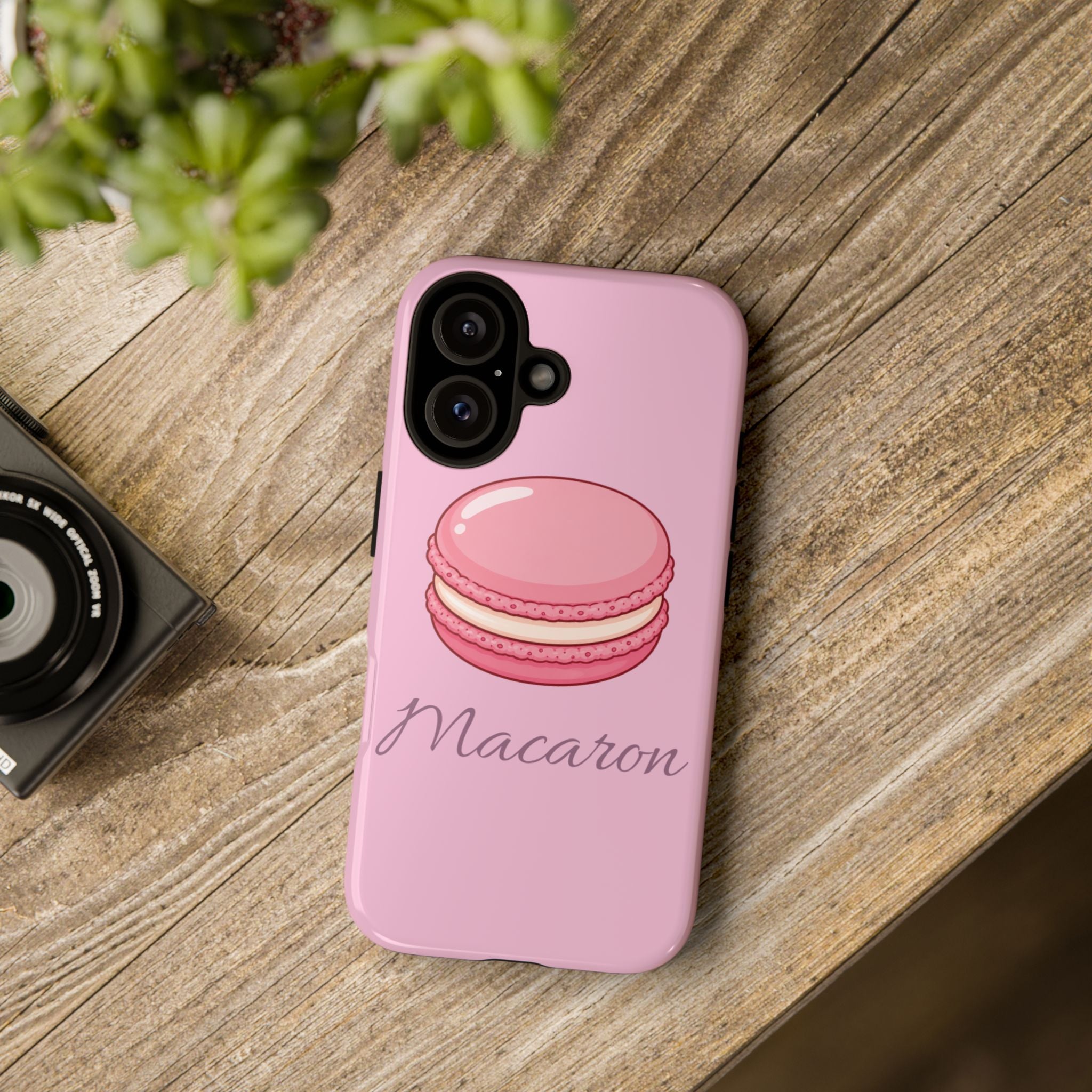 Macaron Phone Case — Cute Dessert Illustration