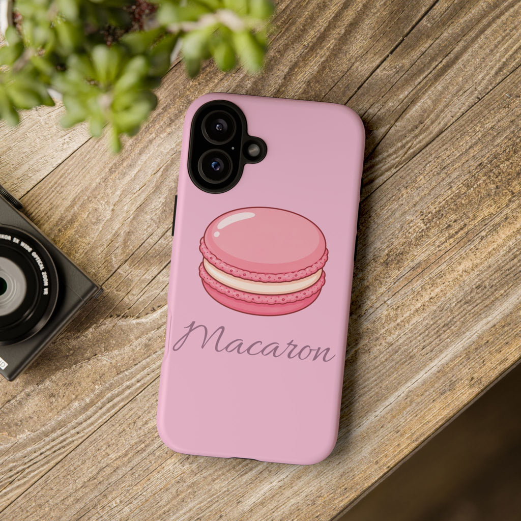 Macaron Phone Case — Cute Dessert Illustration