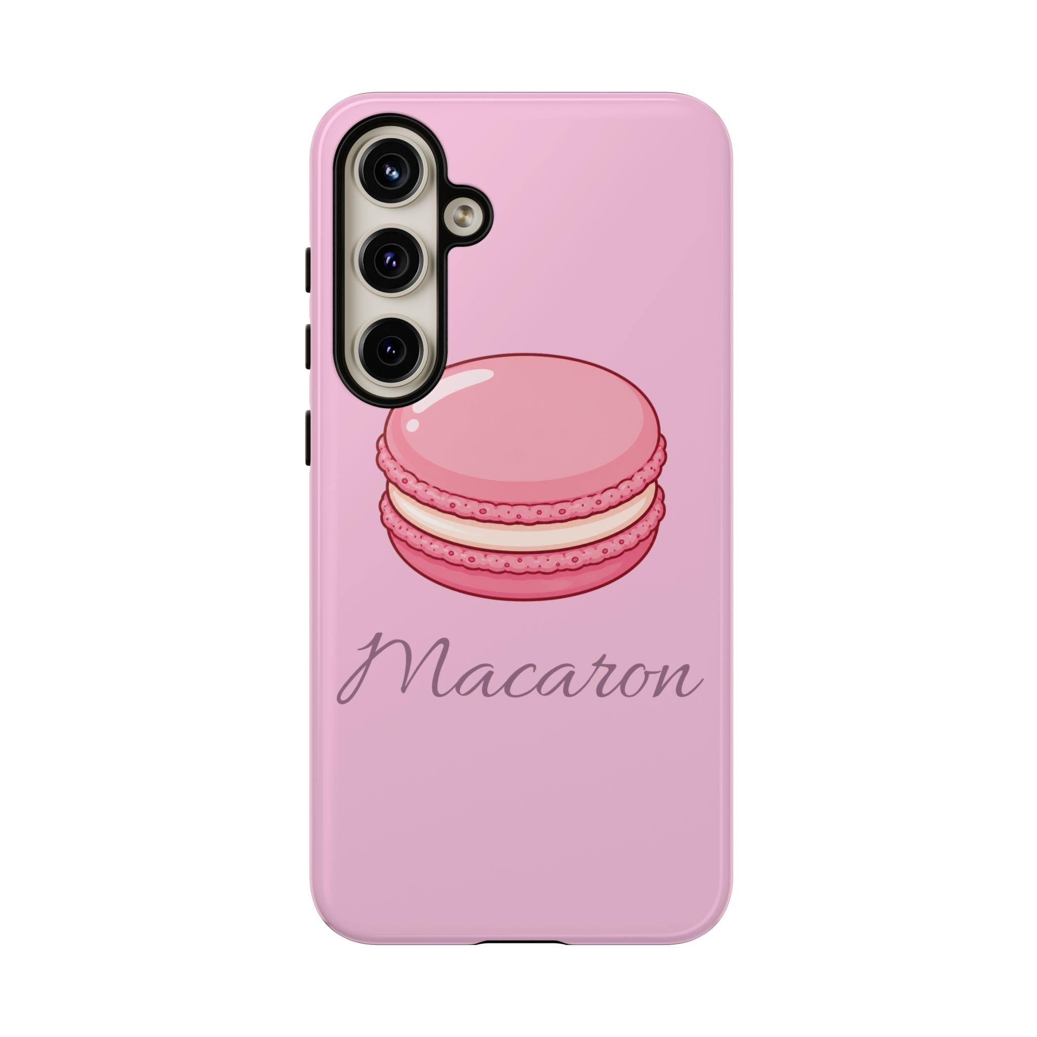 Macaron Phone Case — Cute Dessert Illustration