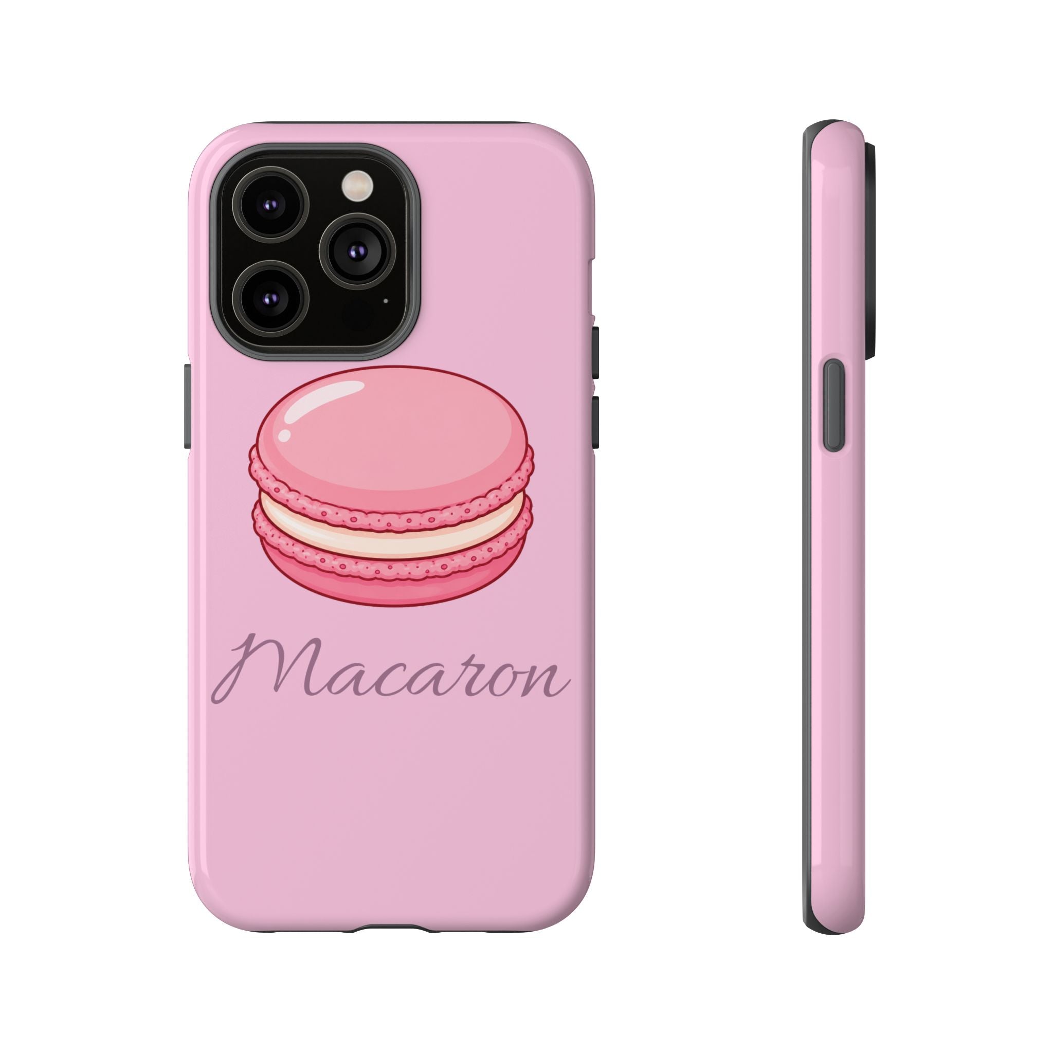 Macaron Phone Case — Cute Dessert Illustration