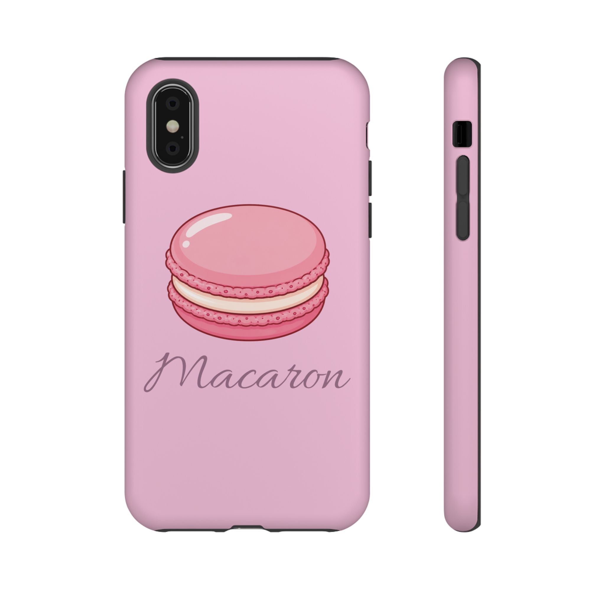 Macaron Phone Case — Cute Dessert Illustration