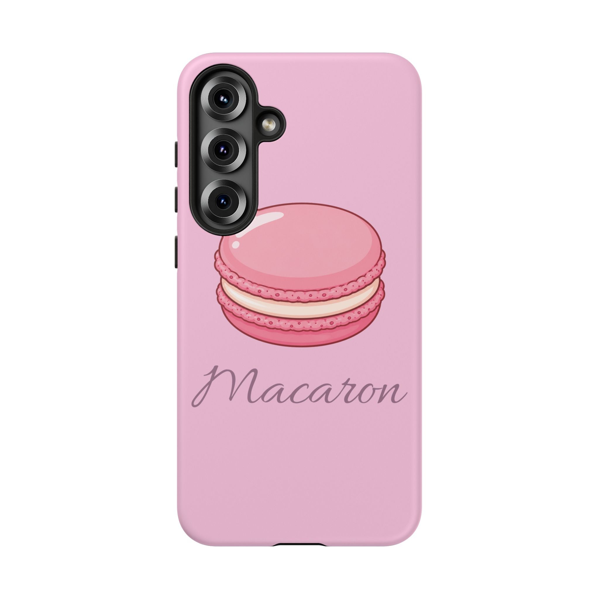 Macaron Phone Case — Cute Dessert Illustration