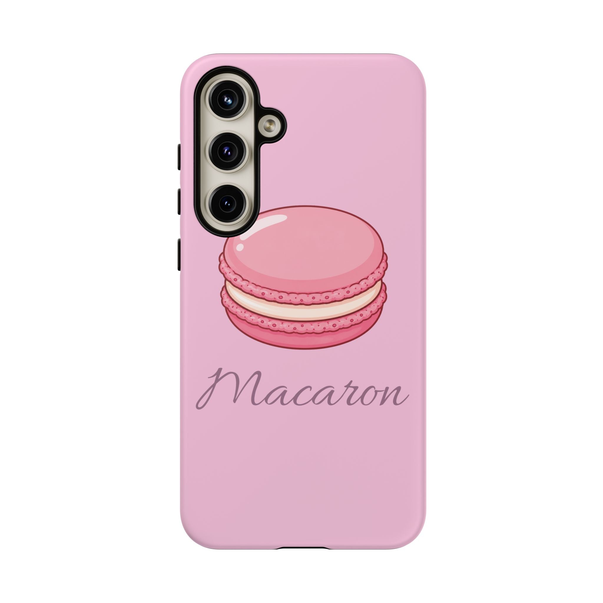 Macaron Phone Case — Cute Dessert Illustration