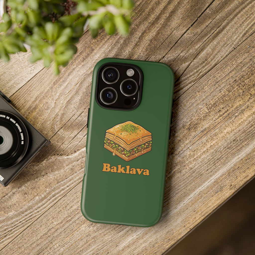 Baklava Phone Case — Cute Dessert Illustration