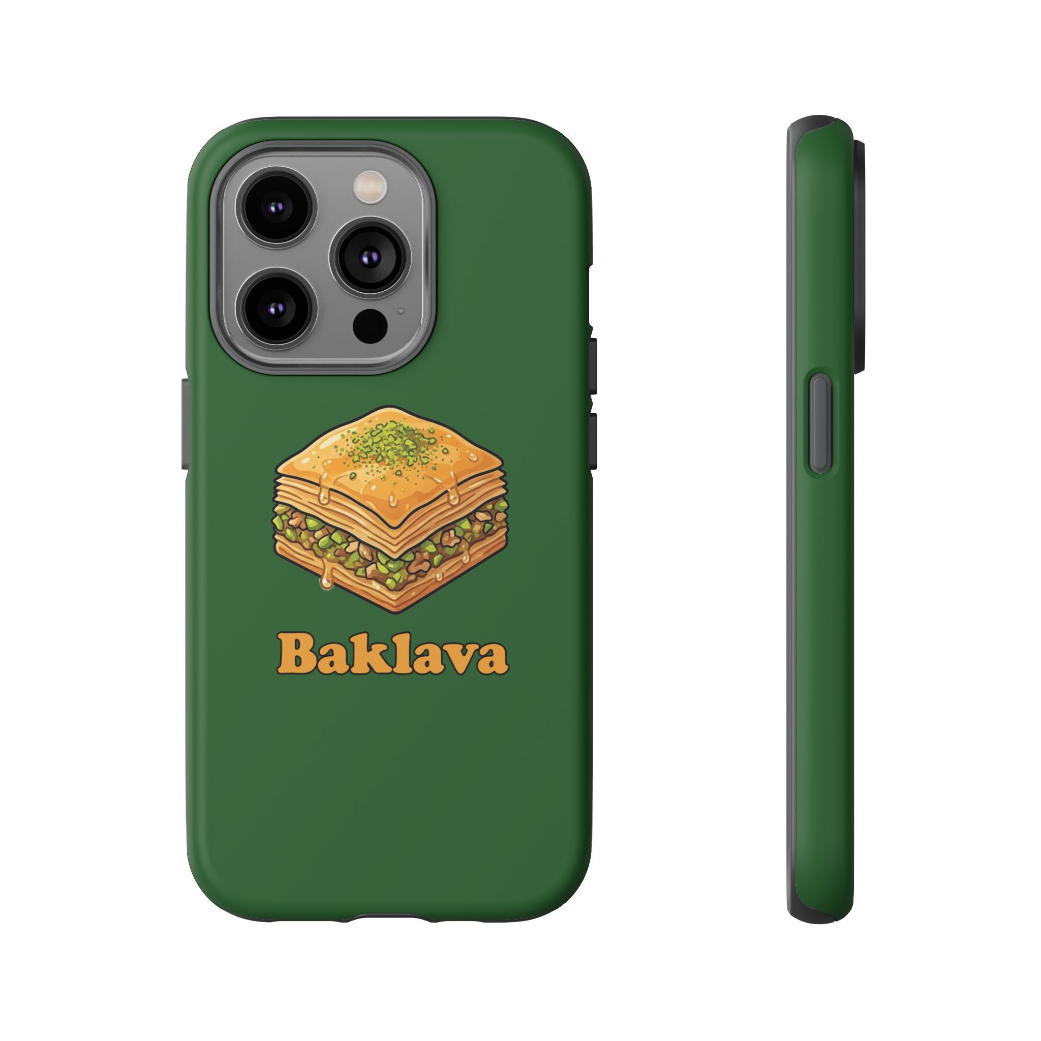 Baklava Phone Case — Cute Dessert Illustration