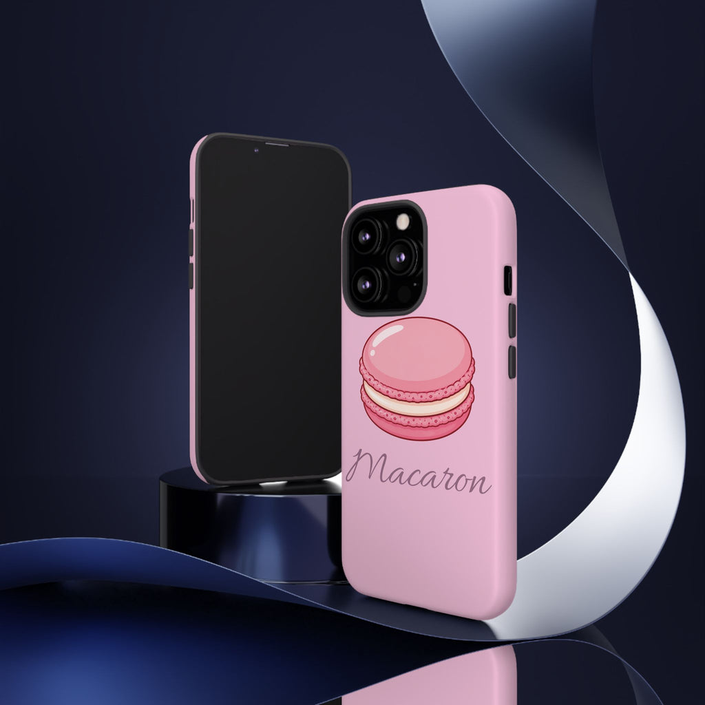 Macaron Phone Case — Cute Dessert Illustration