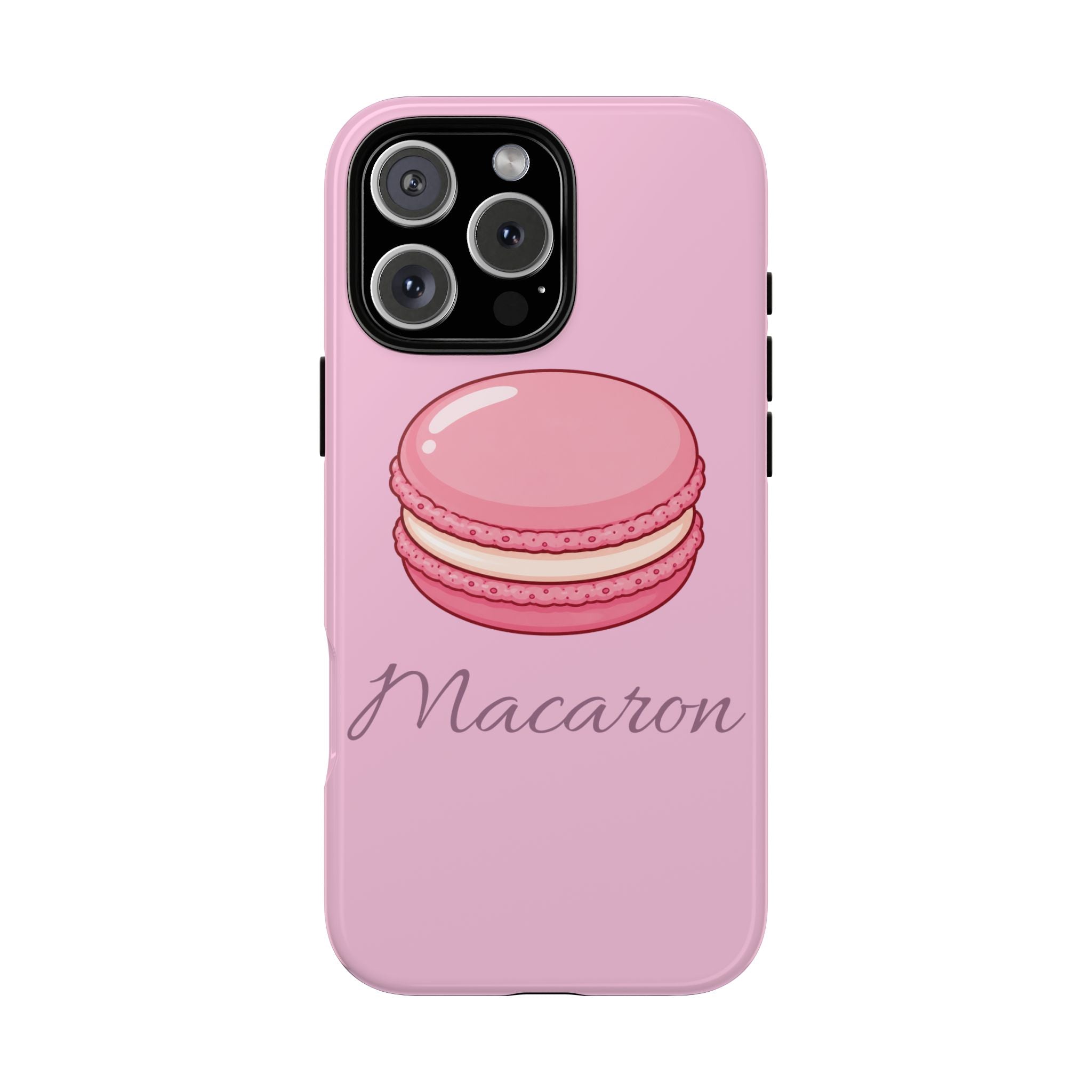 Macaron Phone Case — Cute Dessert Illustration