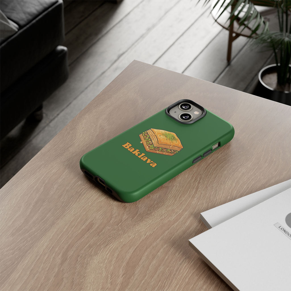Baklava Phone Case — Cute Dessert Illustration