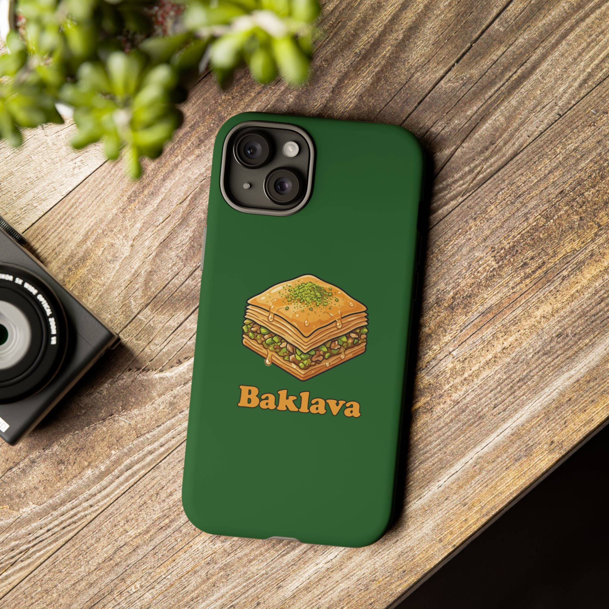 Baklava Phone Case — Cute Dessert Illustration