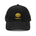 Corduroy Embroidered Cap — Baklava
