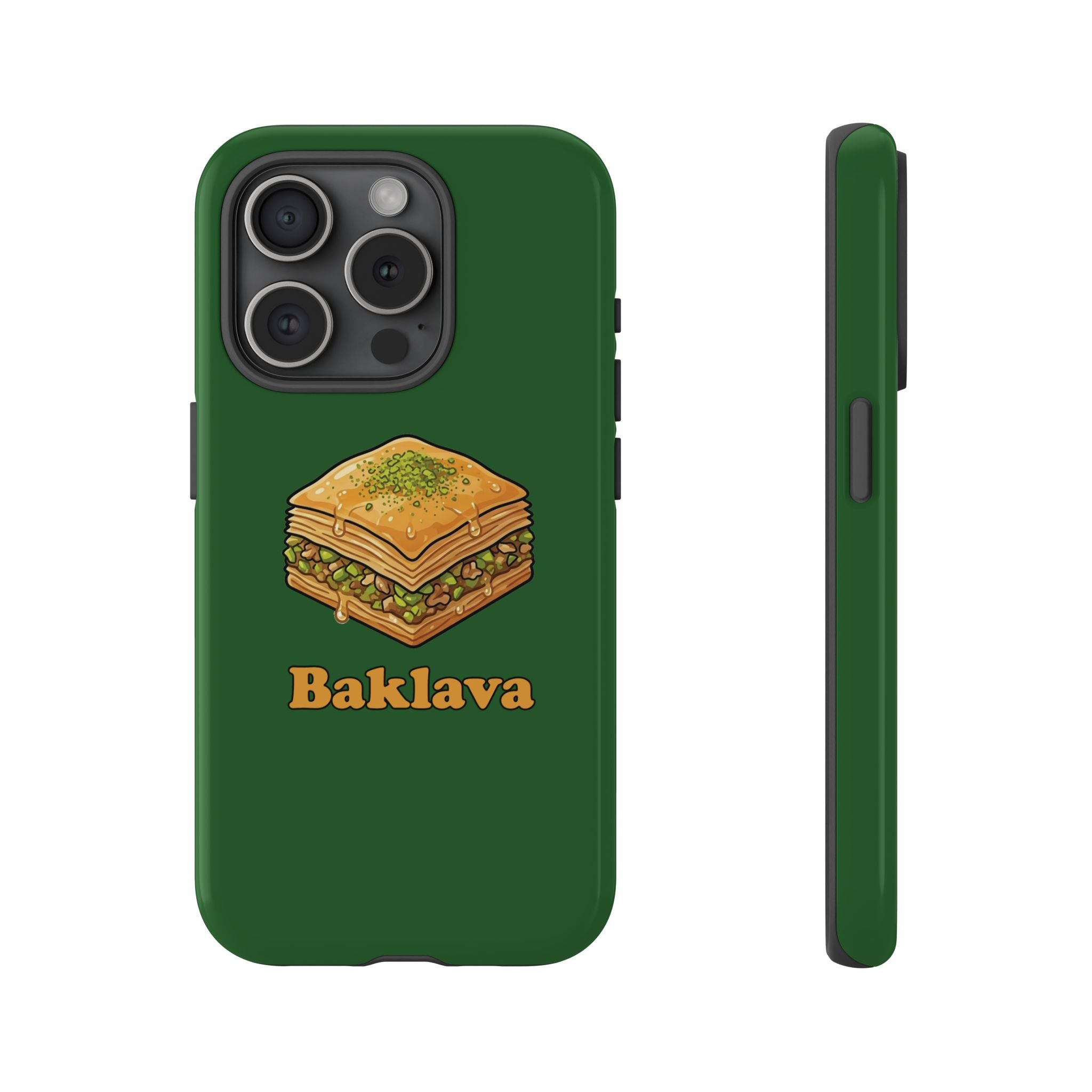 Baklava Phone Case — Cute Dessert Illustration