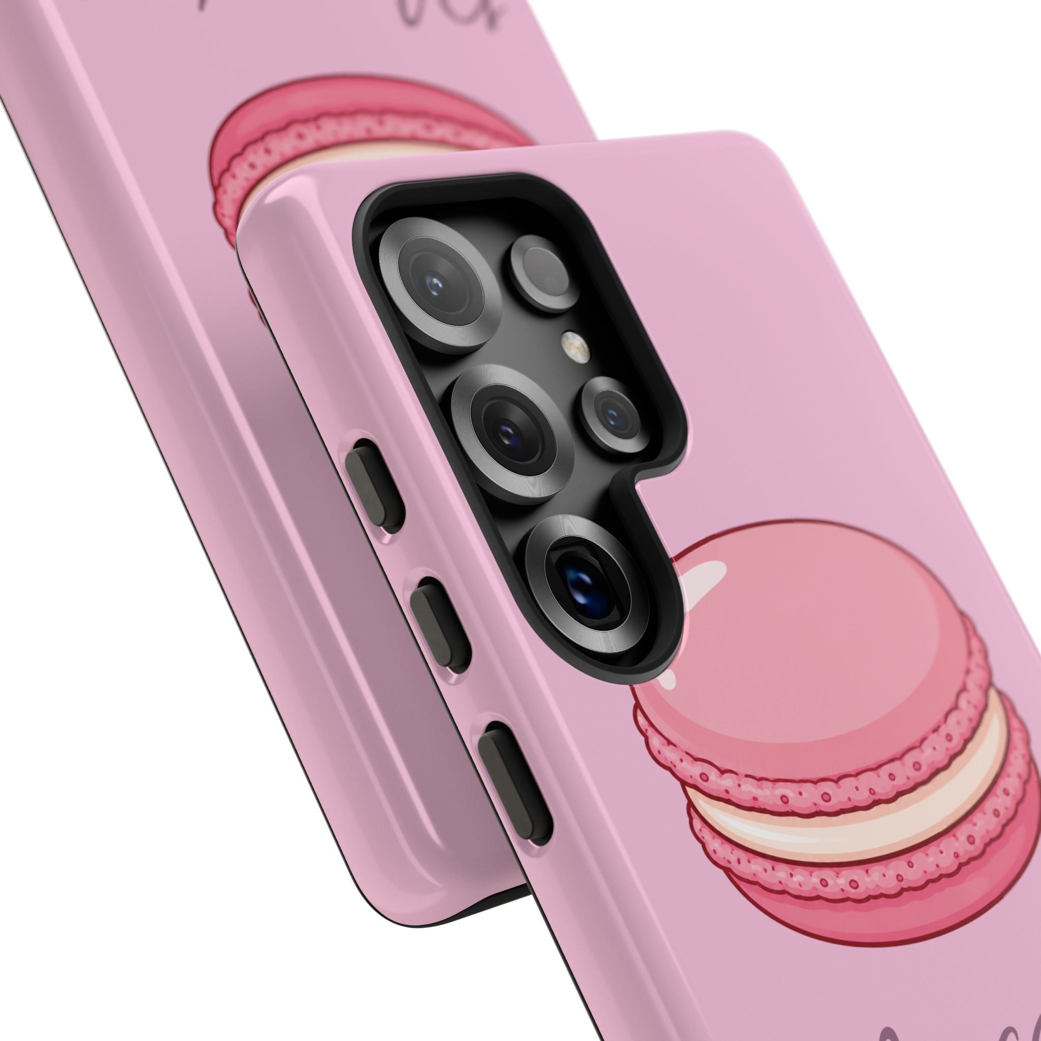 Macaron Phone Case — Cute Dessert Illustration