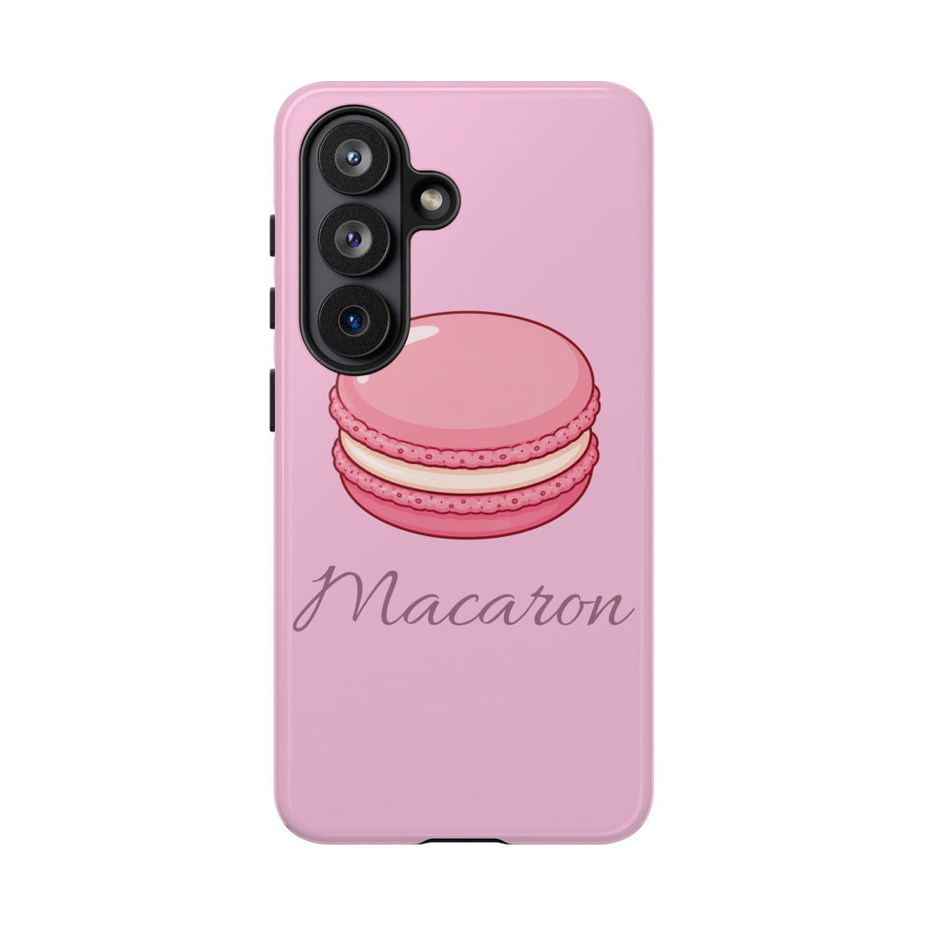 Macaron Phone Case — Cute Dessert Illustration