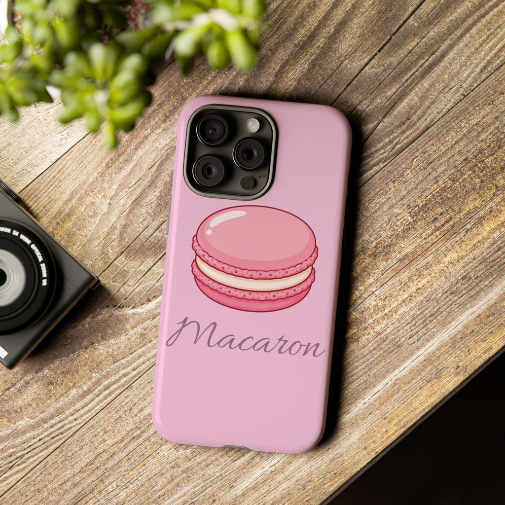 Macaron Phone Case — Cute Dessert Illustration