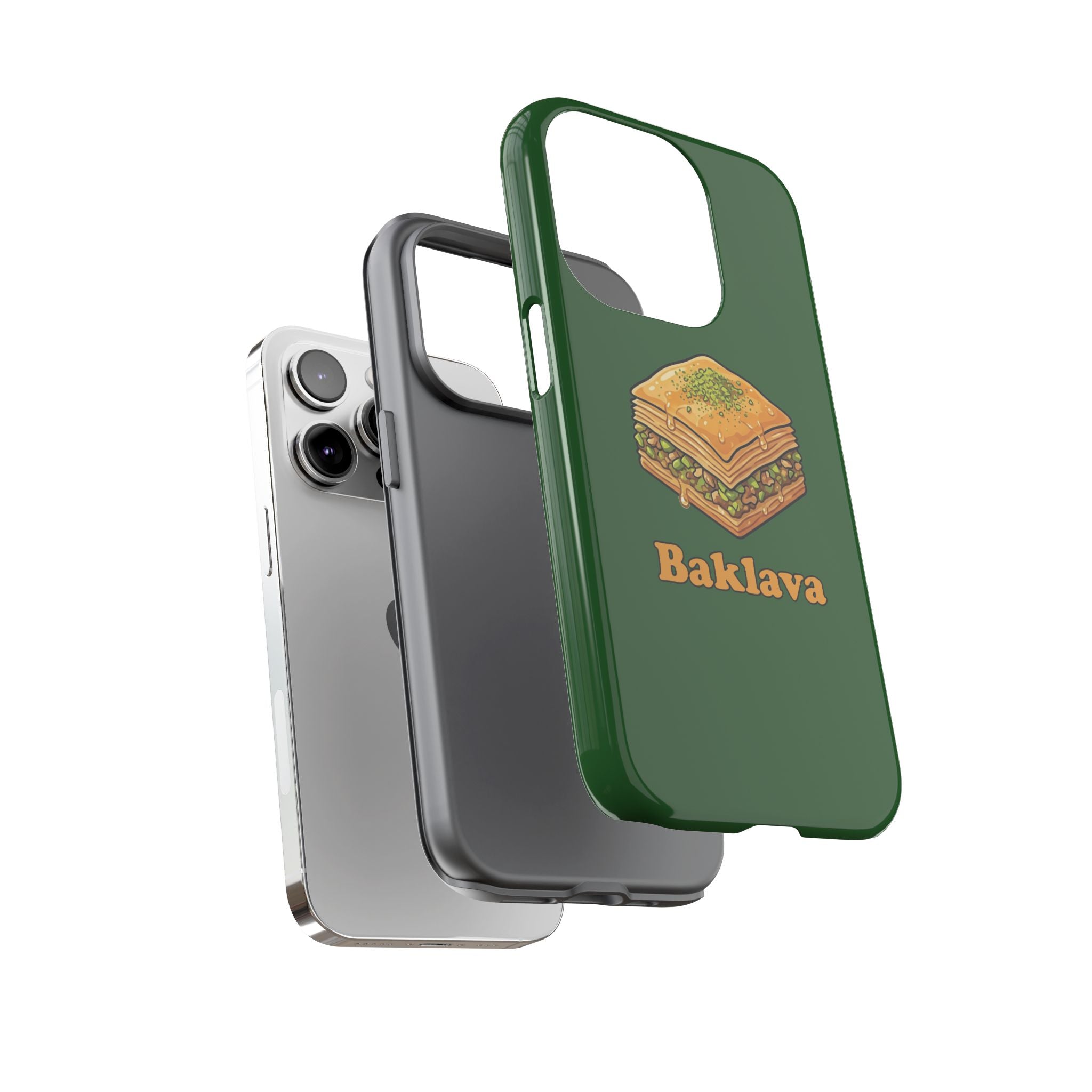 Baklava Phone Case — Cute Dessert Illustration