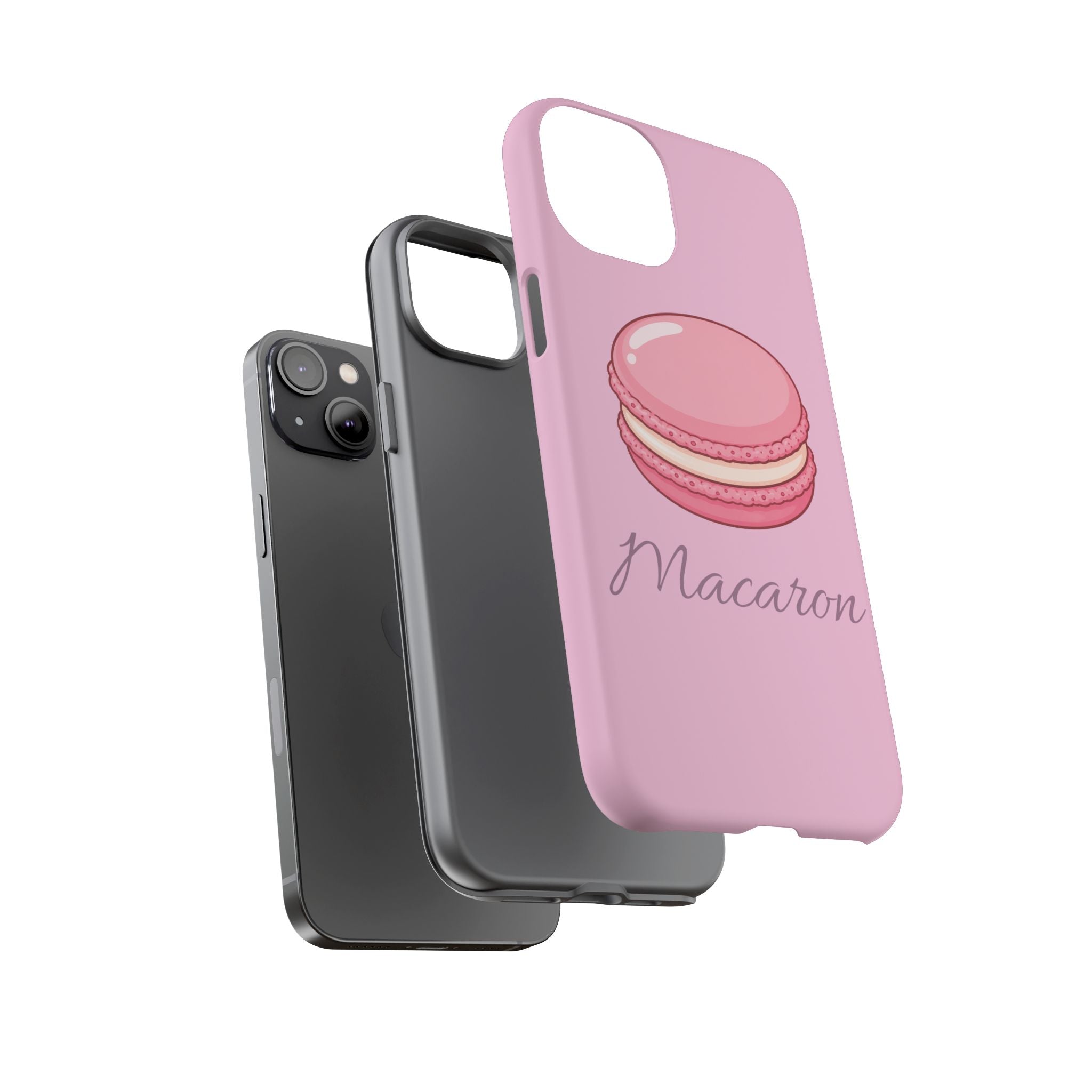 Macaron Phone Case — Cute Dessert Illustration